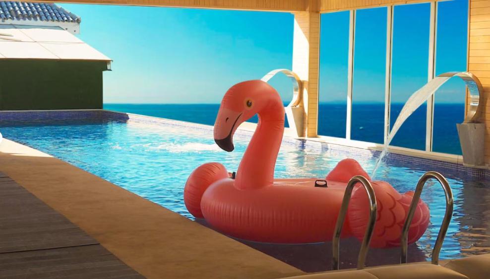 Mandarin Palace Hotel & Spa Ταγγέρη Εξωτερικό φωτογραφία A flamingo float